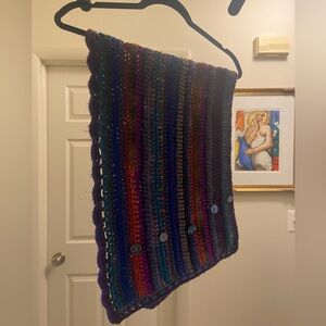 Handmade custom crochet skirt CosmicSun